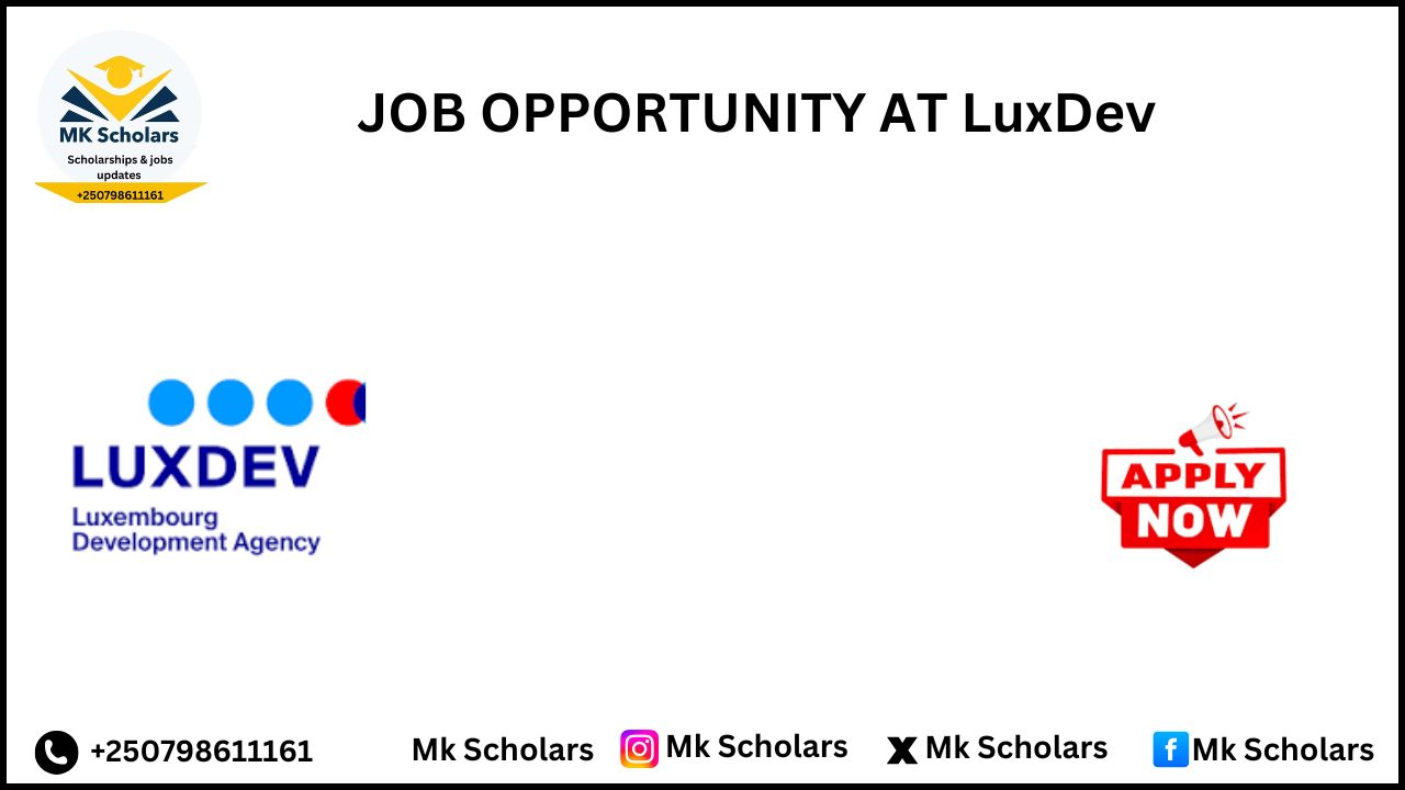 JOB OPPORTUNITY AT LuxDev